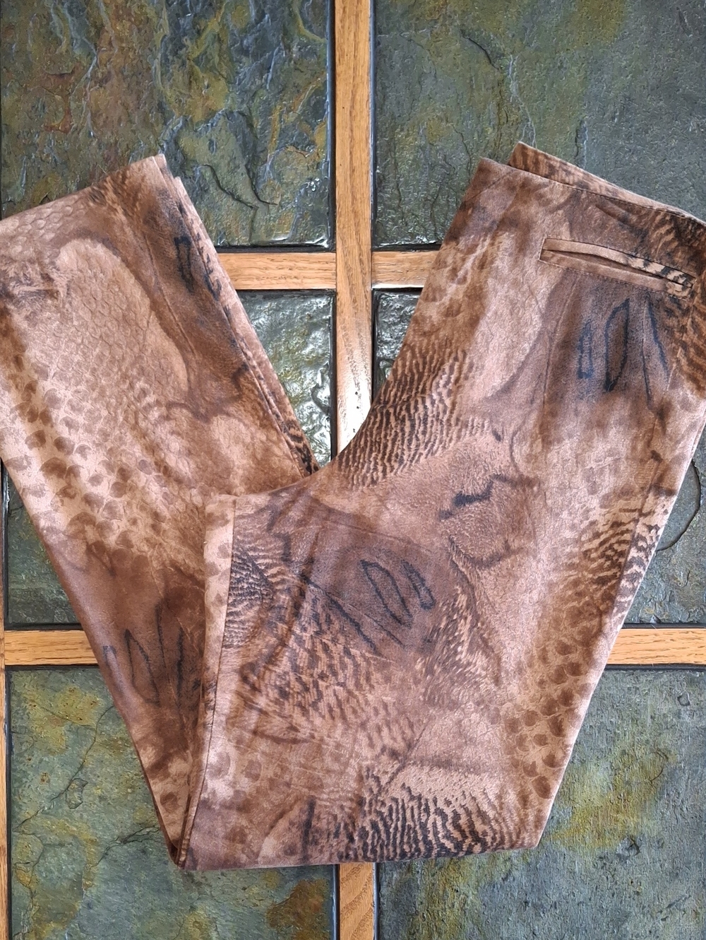 Mesmerize Animal Print Dress Pants